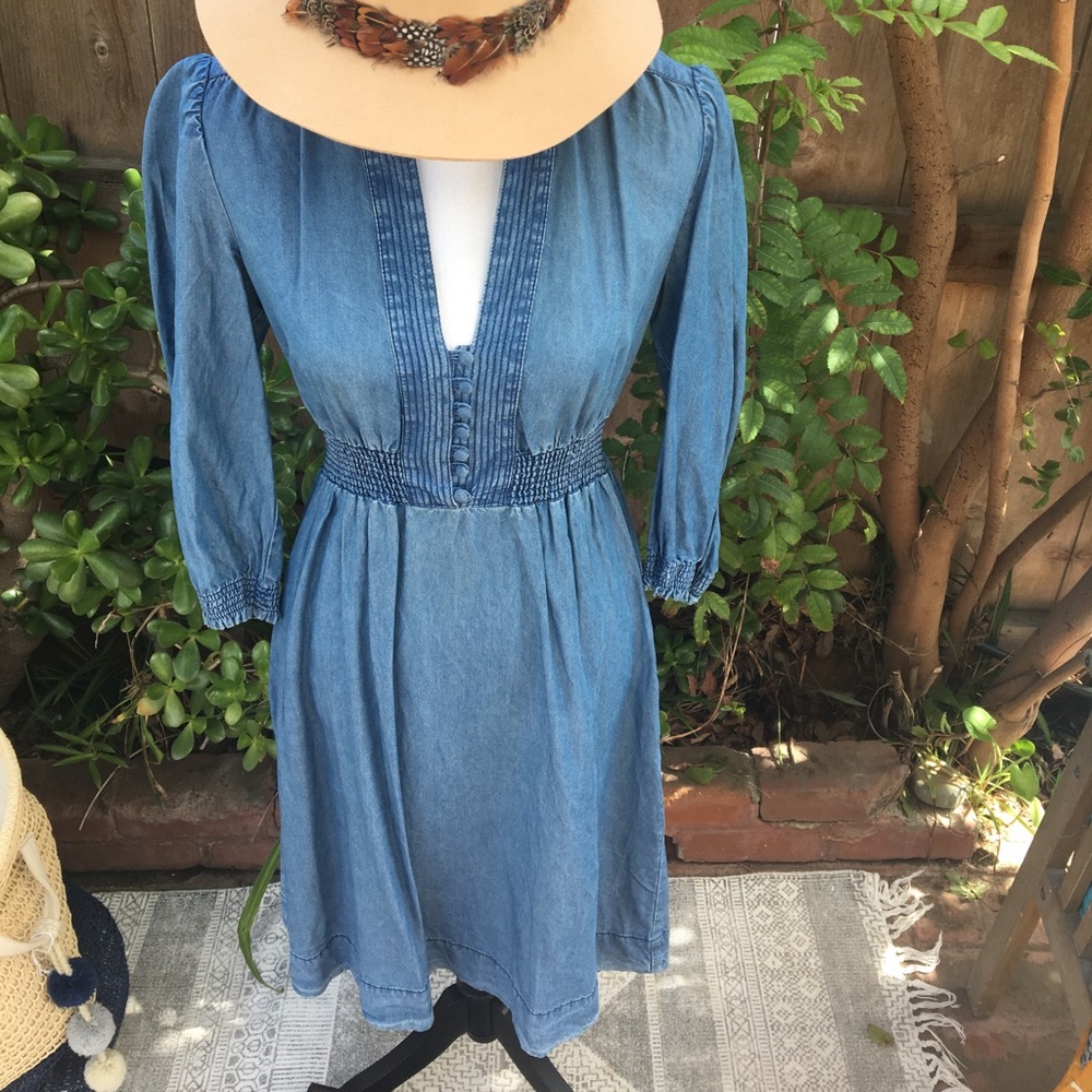 MANGO Denim Dress